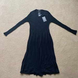 Giorgio Armani long dark navy cardigan